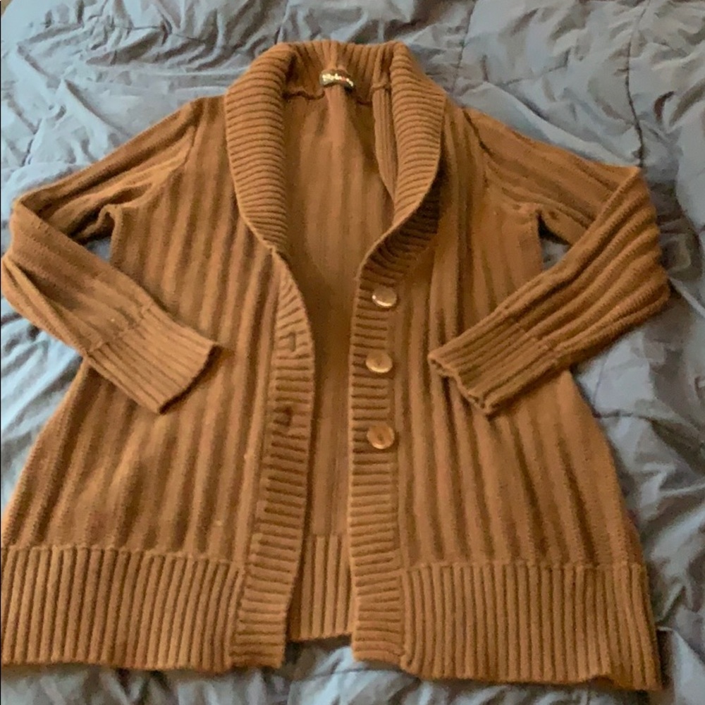 Long Brown Cardigan